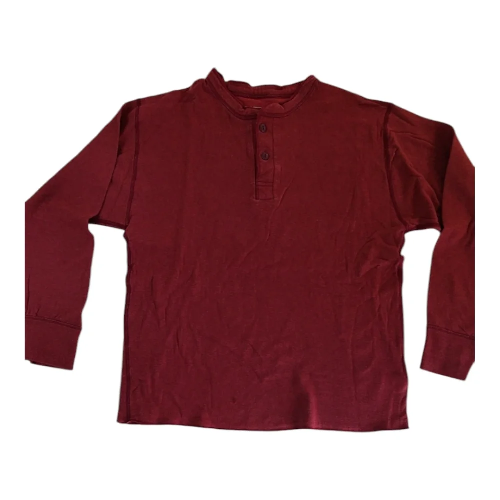 L.L. Bean Two-Layer River Driver's Traditional Fit Henley Large - Picture 2 of 7